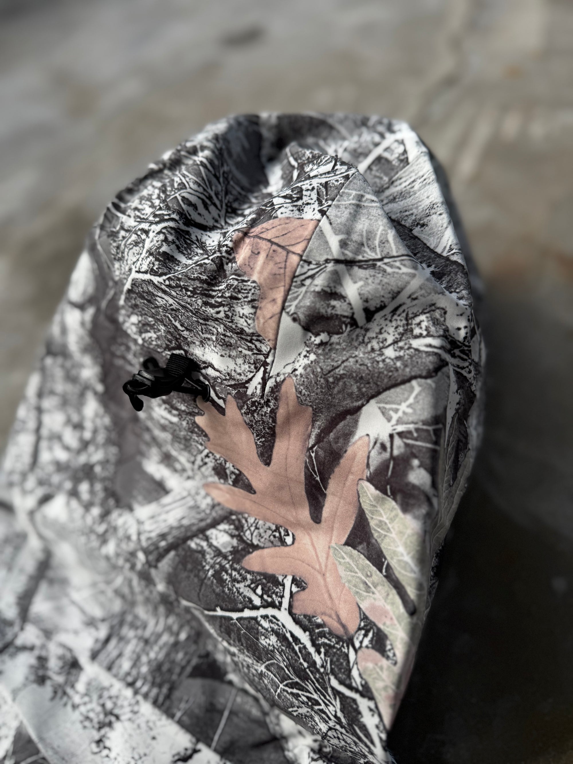 White real tree taped shell jacket