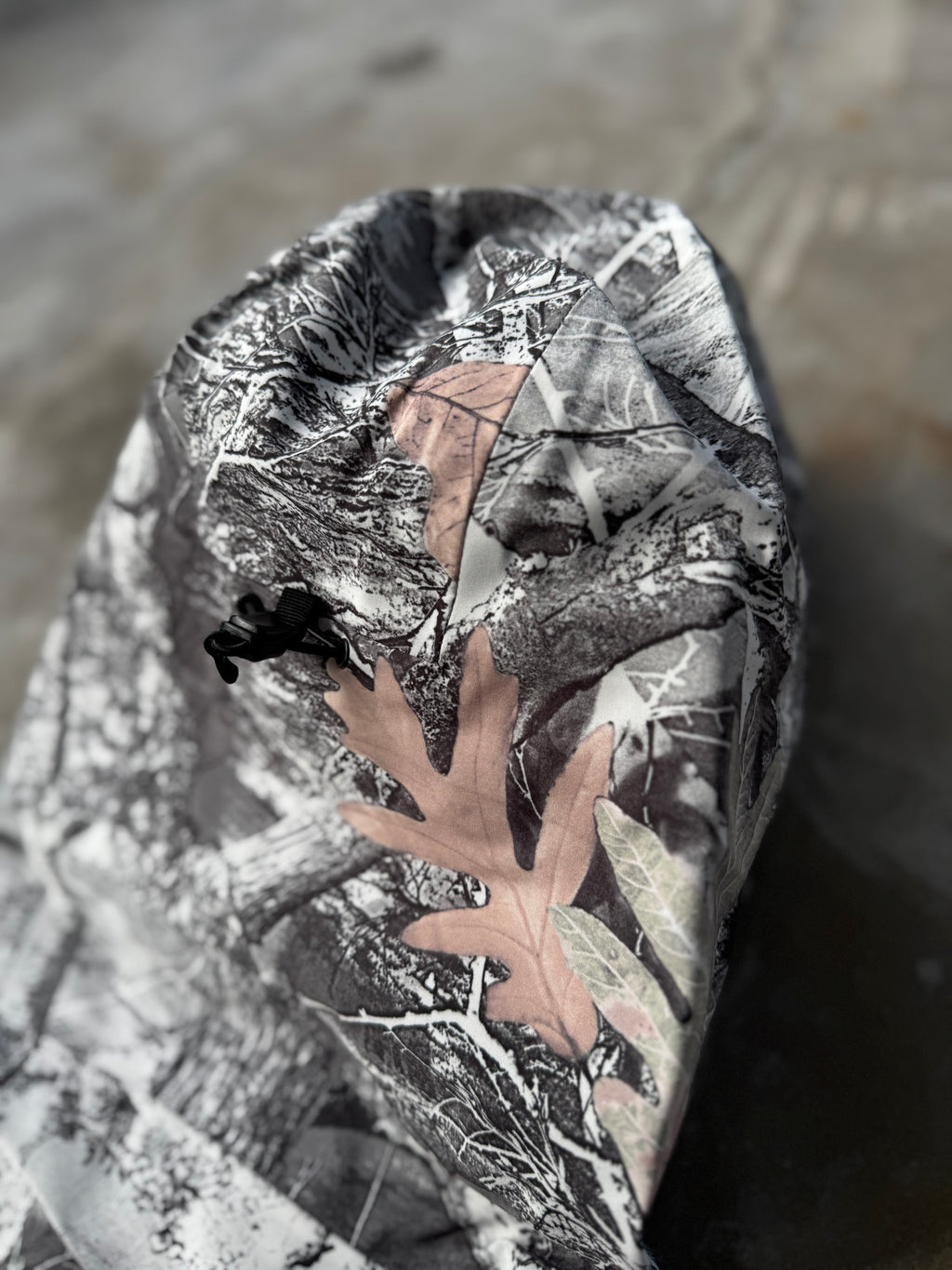 White real tree taped shell jacket