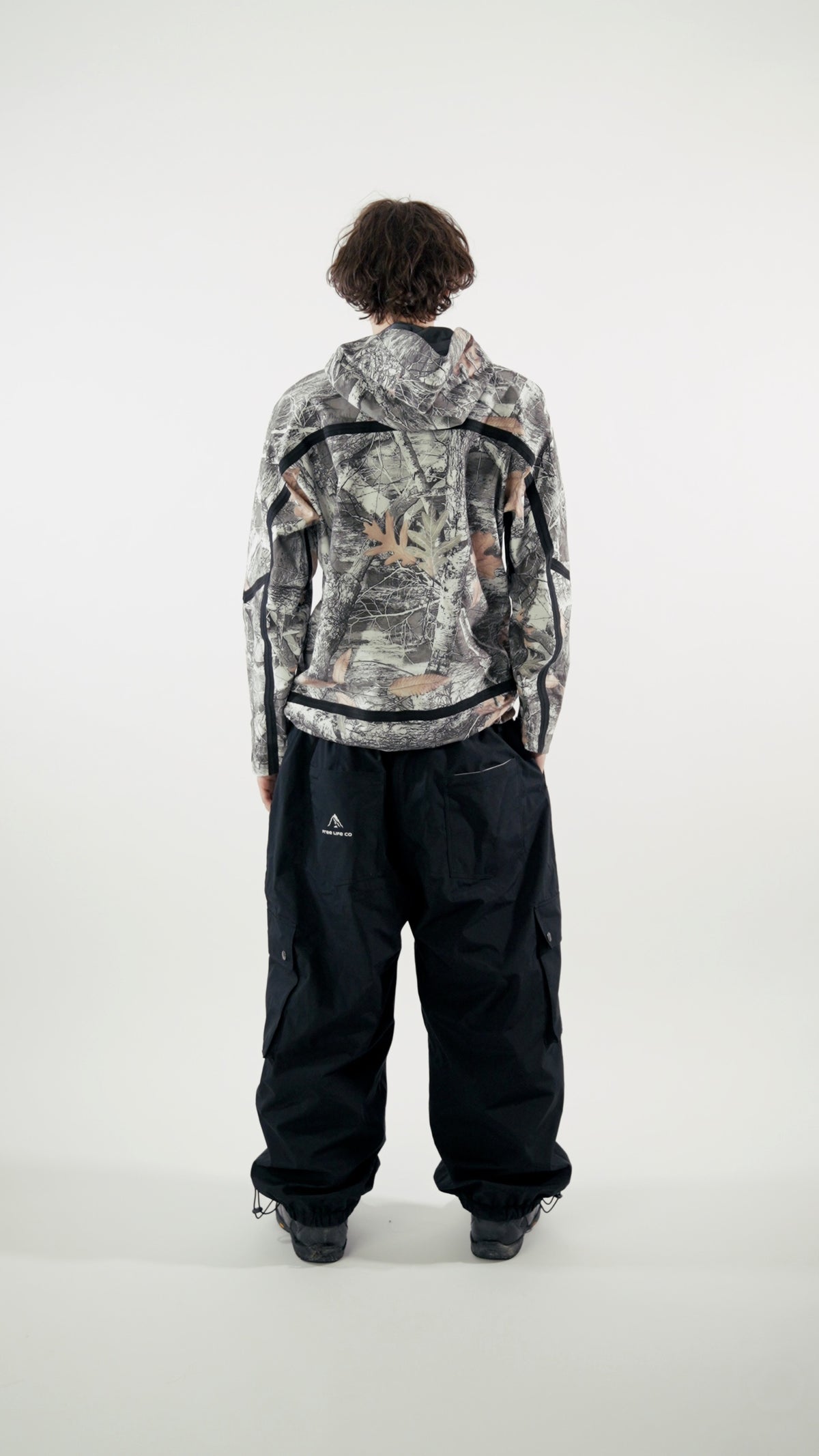 Black Baggy Snowpant V4