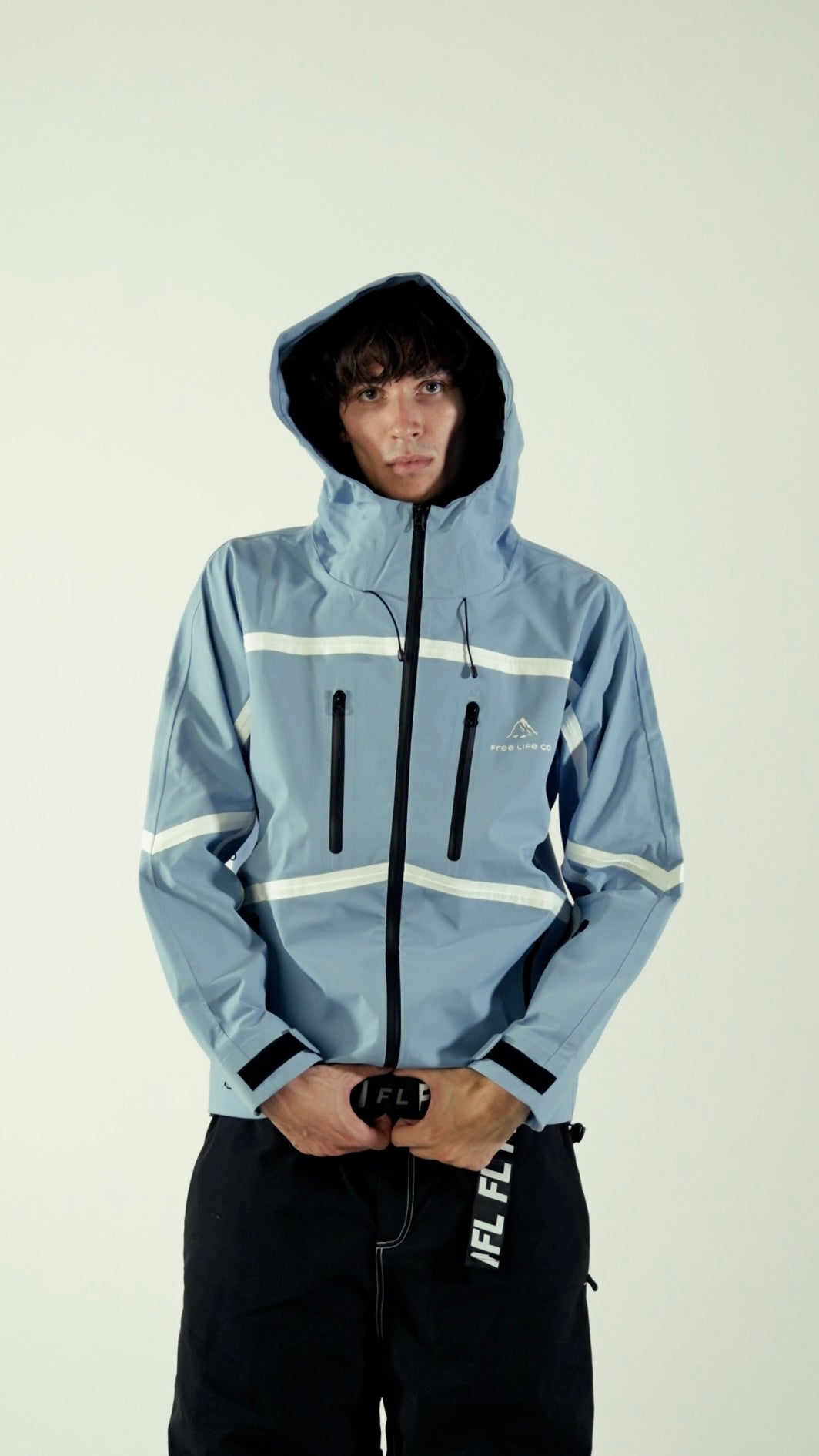 Blue Taped Shell Jacket