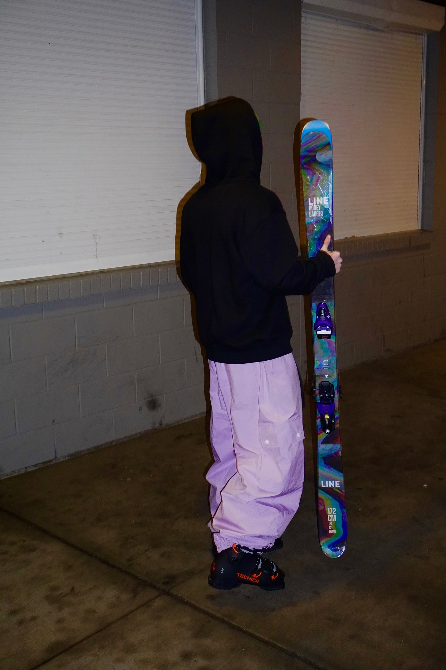 Purple baggy snowpant V2