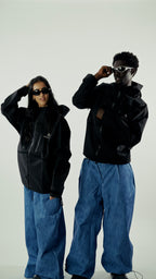 Baggy Denim Snow Pants V4