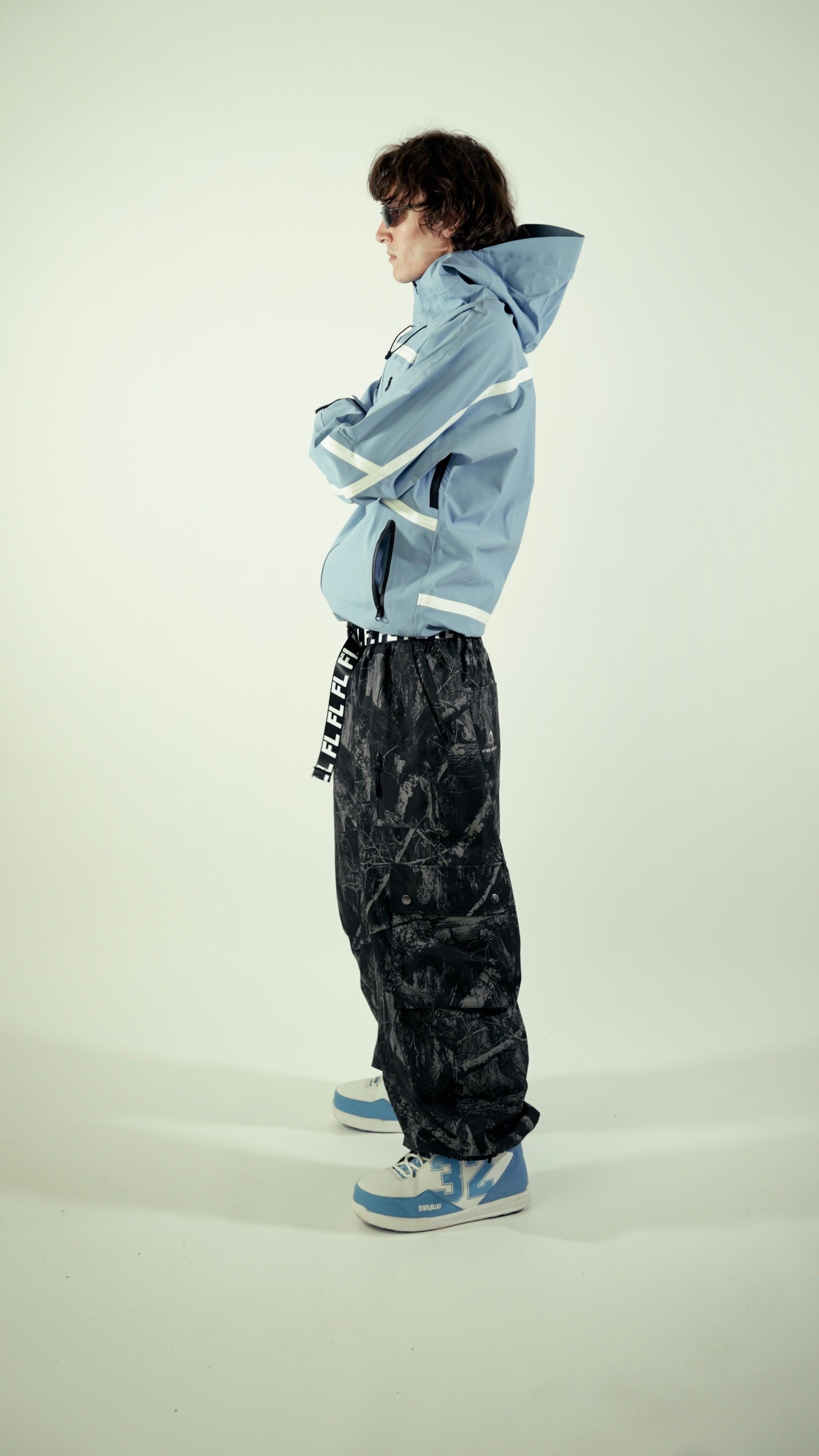 Black-Realtree Baggy Snowpants V4