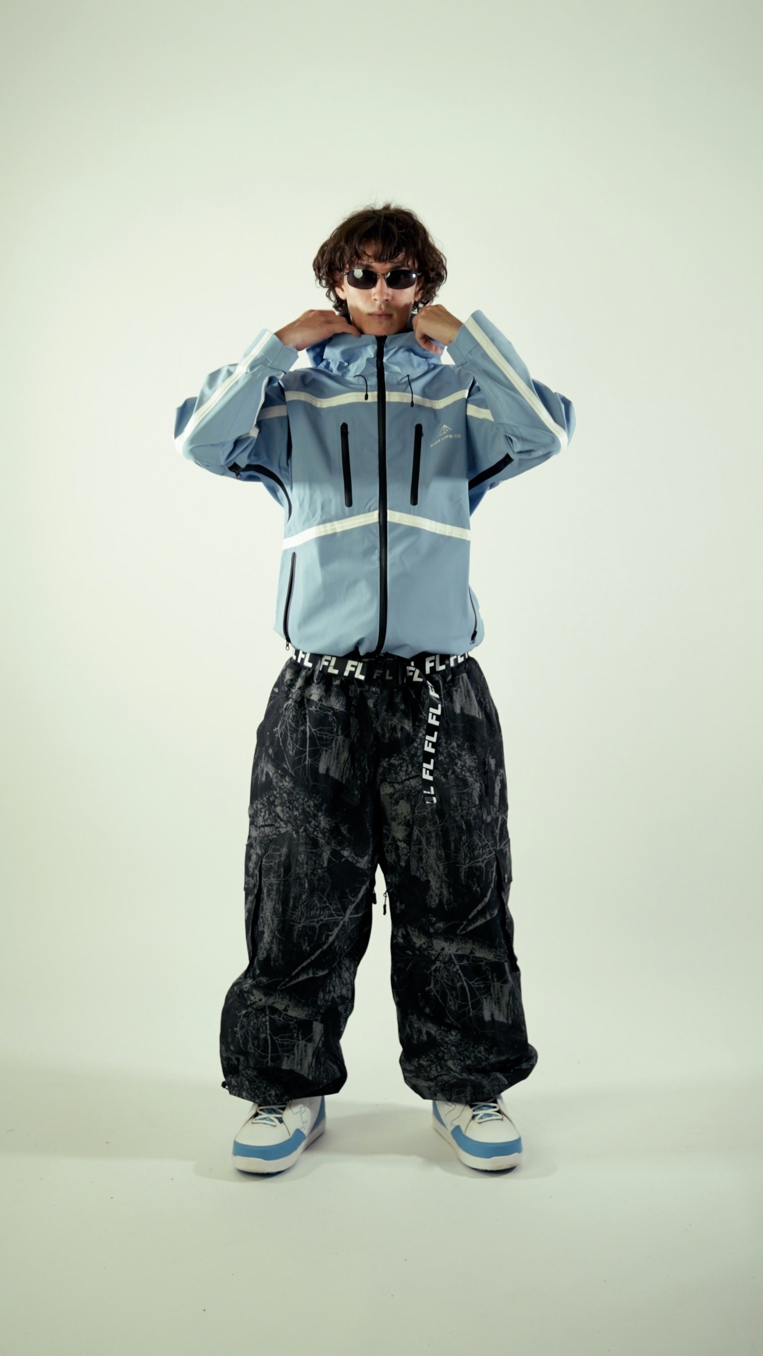 Black-Realtree Baggy Snowpants V4