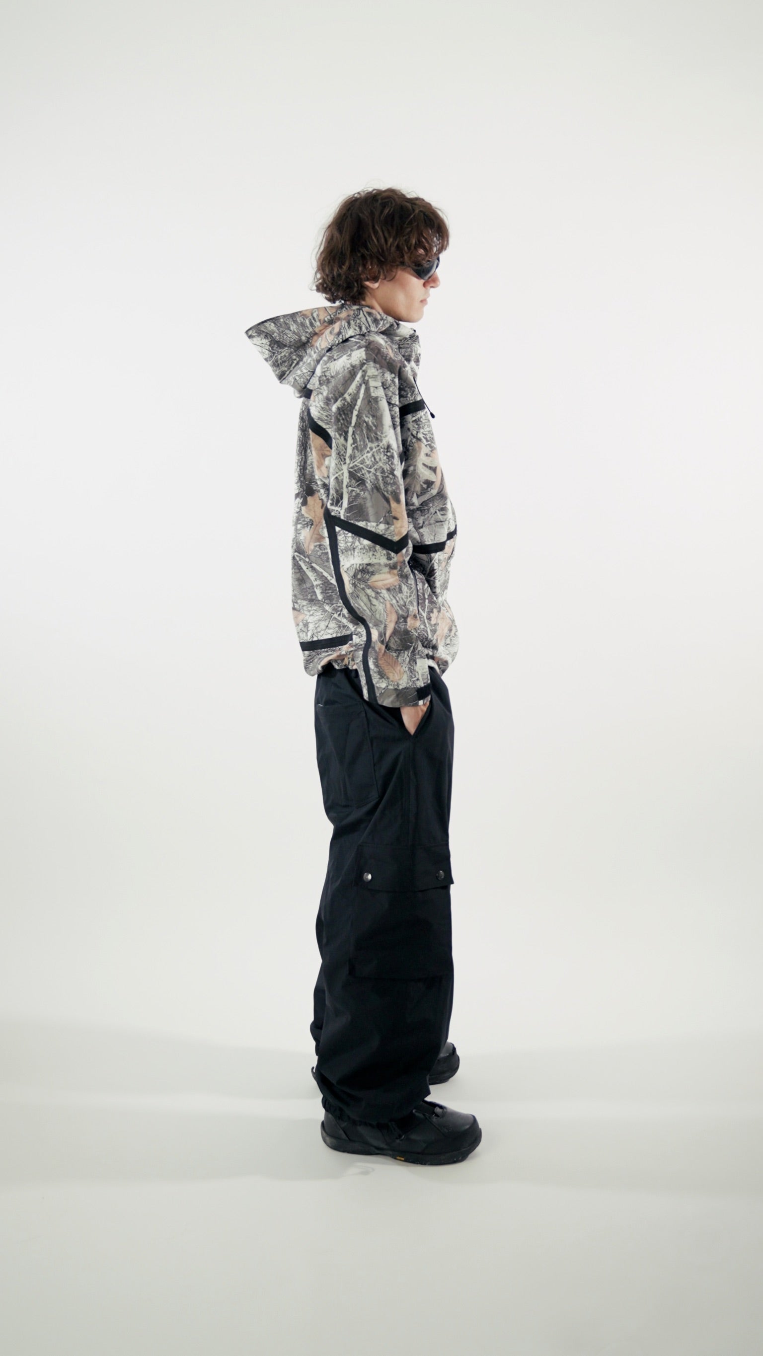 Black Baggy Snowpant V4