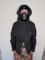 Black Taped Shell Jacket