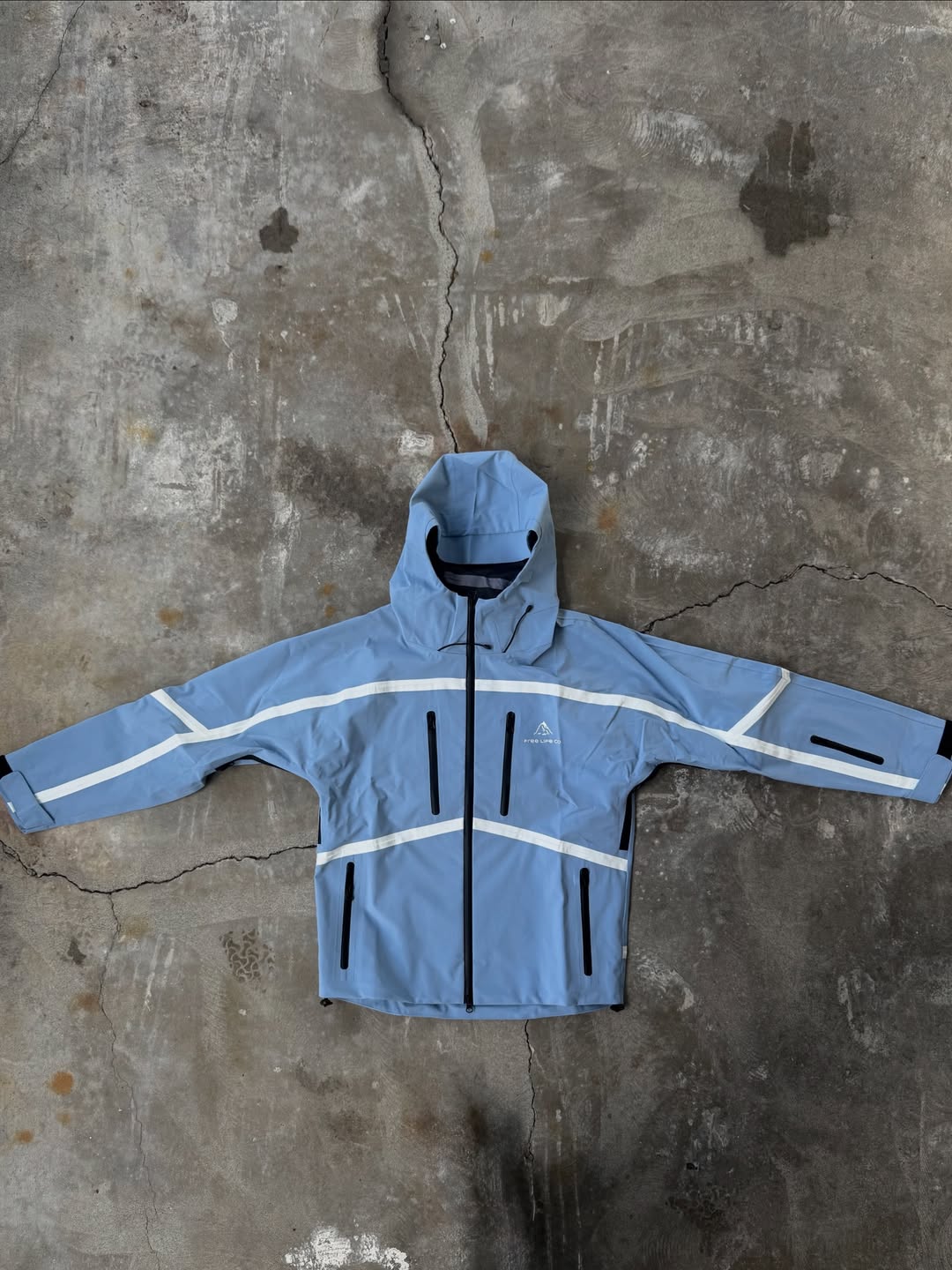 Blue Taped Shell Jacket