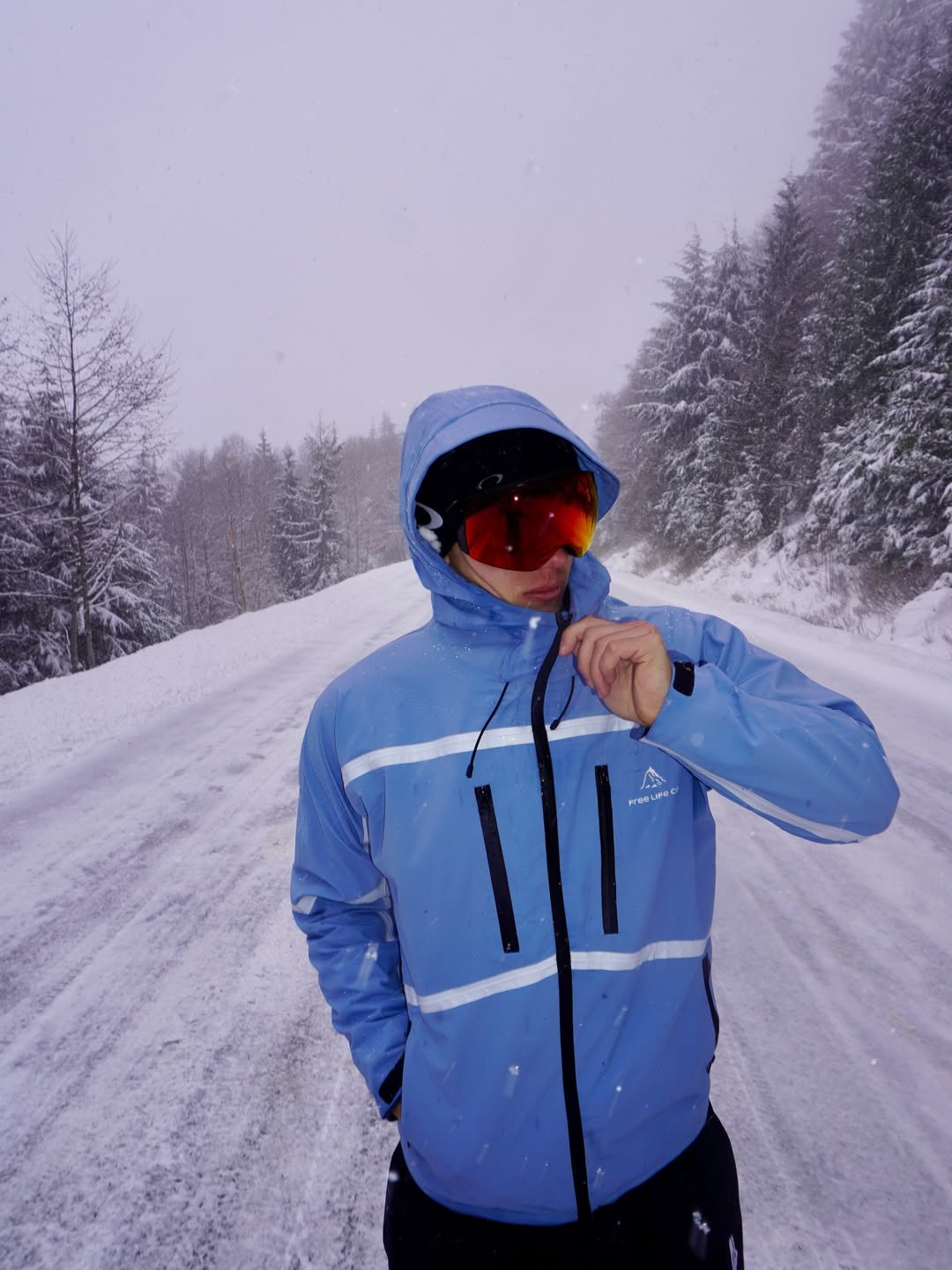 Blue Taped Shell Jacket